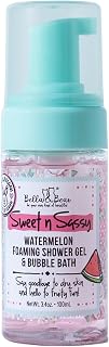 Bella & Bear Sweet 'n' Sassy Watermelon Foaming Shower Gel & Bubble Bath with Pump, Travel Size