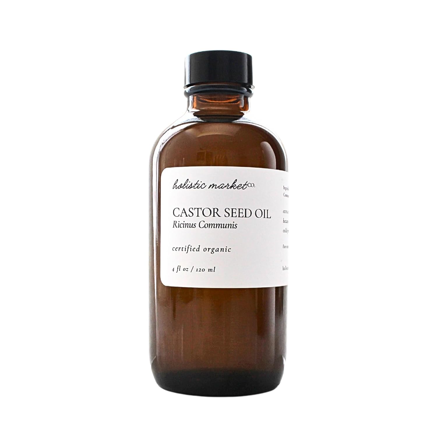 Castor Oil Certified Organic 100% Pure Cold Pressed Hexane Free Extra Virgin Premium Quality For Use In Castor Oil Packs