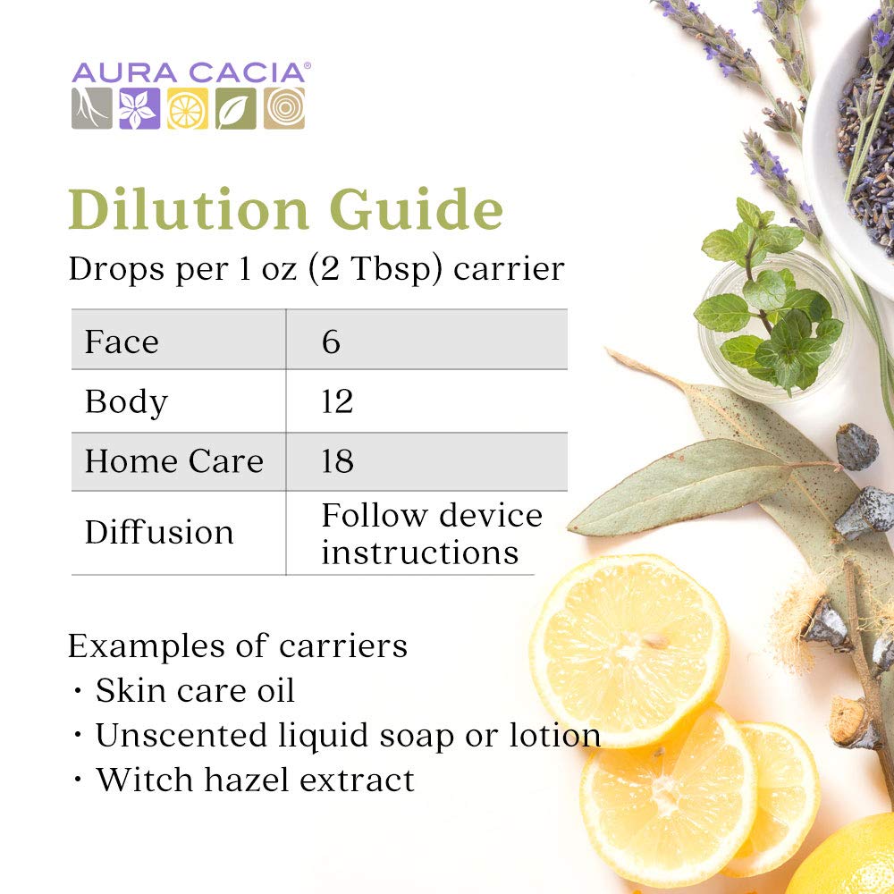 Aura Cacia 100% Pure Tea Tree Essential Oil | GC/MS Tested for Purity | 15 ml (0.5 fl. oz.) | Melaleuca alternifolia
