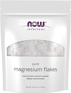 Now Solutions, Magnesium Flakes, Pure, from the Ancient Seabed, Highly Concentrated, 26.5-Ounce