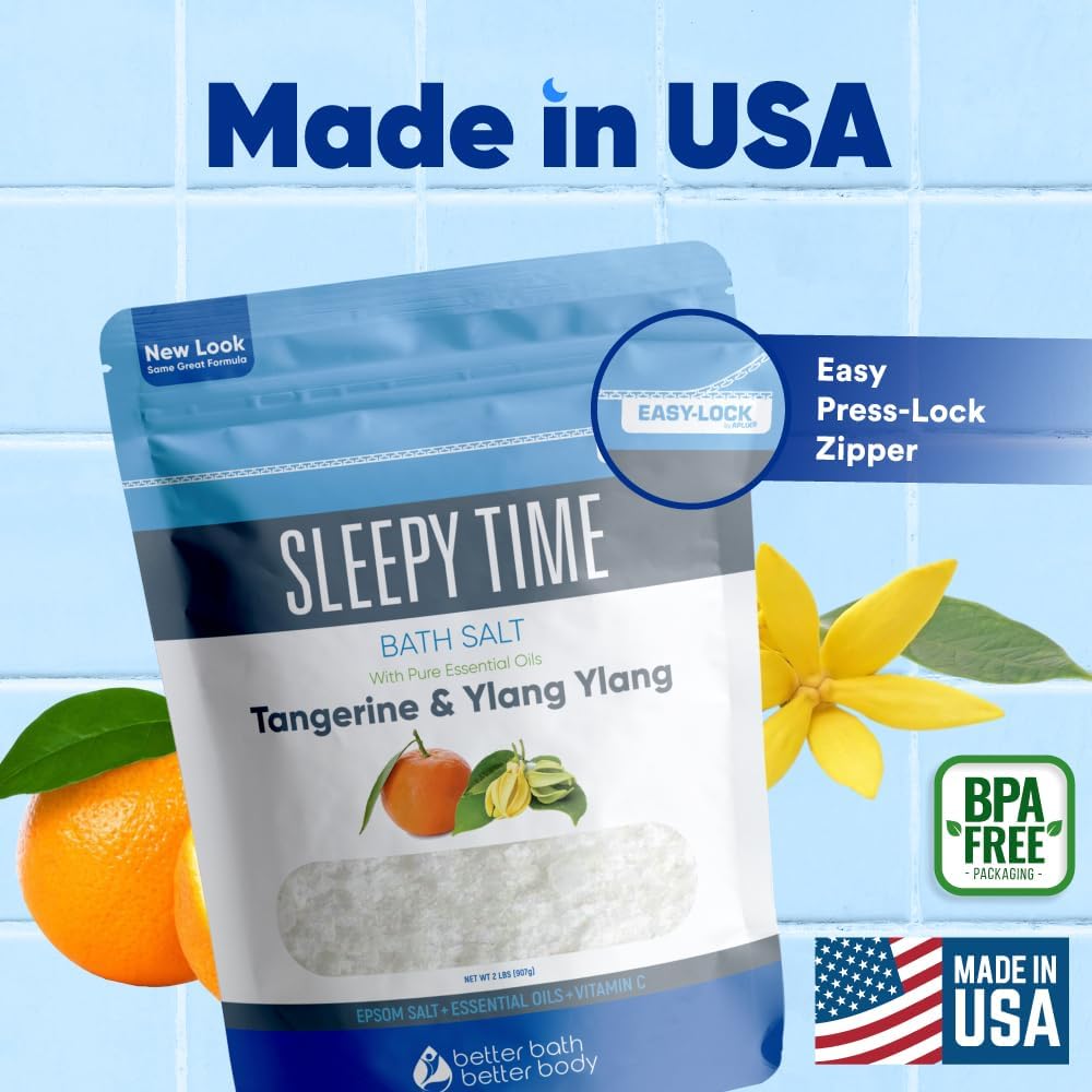 Sleepy Time 32 Ounces Epsom Salt with Essential Oils