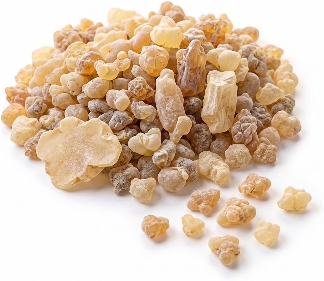 Frankincense and Myrrh Holy Incense from Jerusalem in a Gift Pack - Sacred Jerusalem Aromatic Granules - Traditional Biblical Scents for Home & Worship, A Church Incense