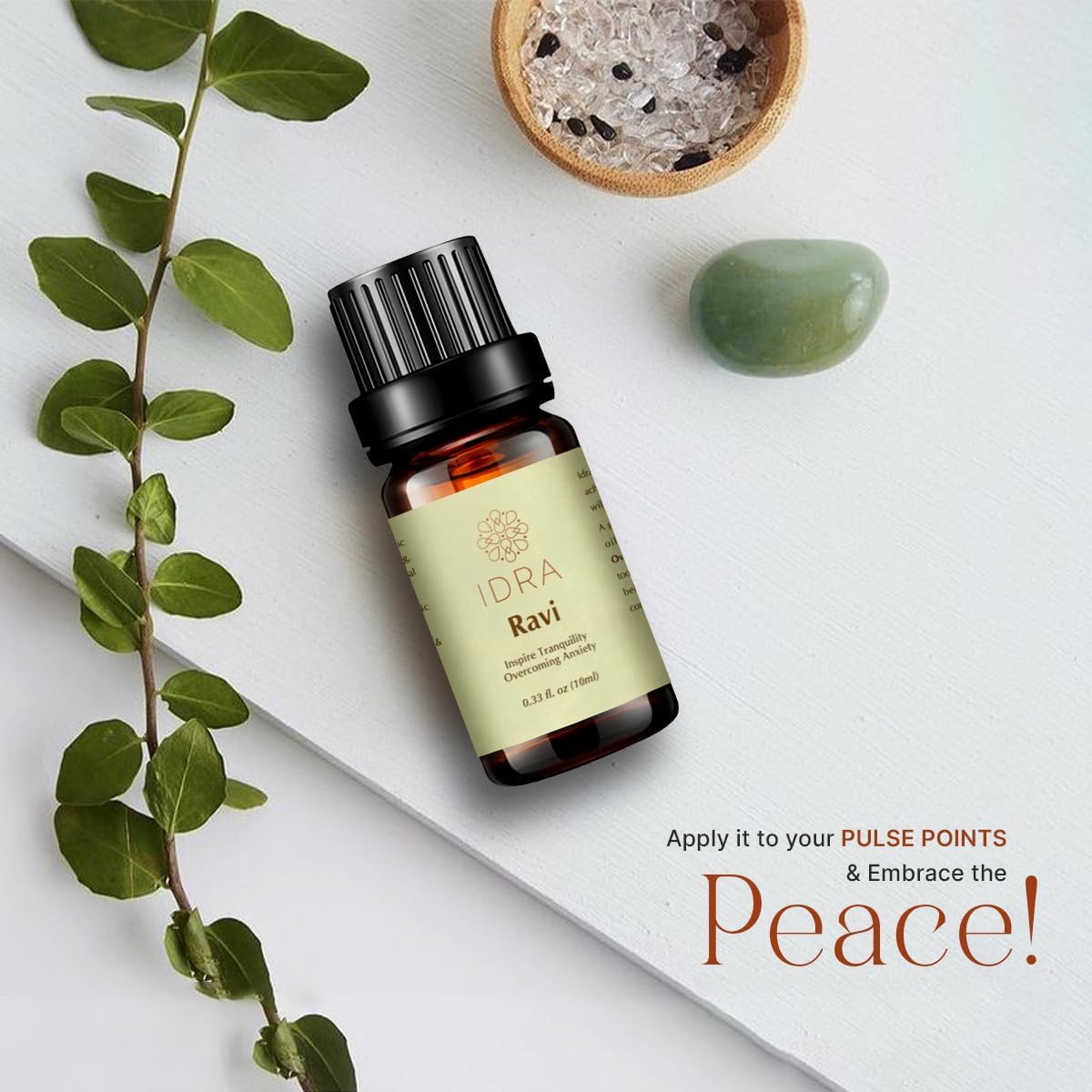 Ravi Essential Oil Blend by Idra Wellness Contains Lavender Rose Ylang Ylang 100% Pure 10ml