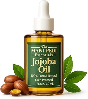 TMPE 100% Pure Jojoba Oil, Cold Pressed, Non-Comedogenic Moisturizing Oil for Hair, Face, Skin & Nails - 1 fl oz