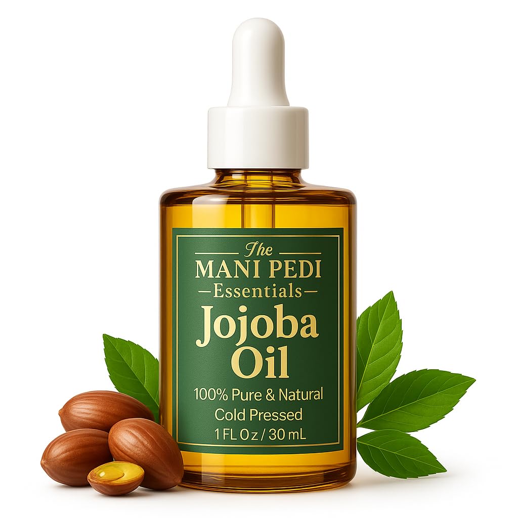 TMPE 100% Pure Jojoba Oil, Cold Pressed, Non-Comedogenic Moisturizing Oil for Hair, Face, Skin & Nails - 1 fl oz