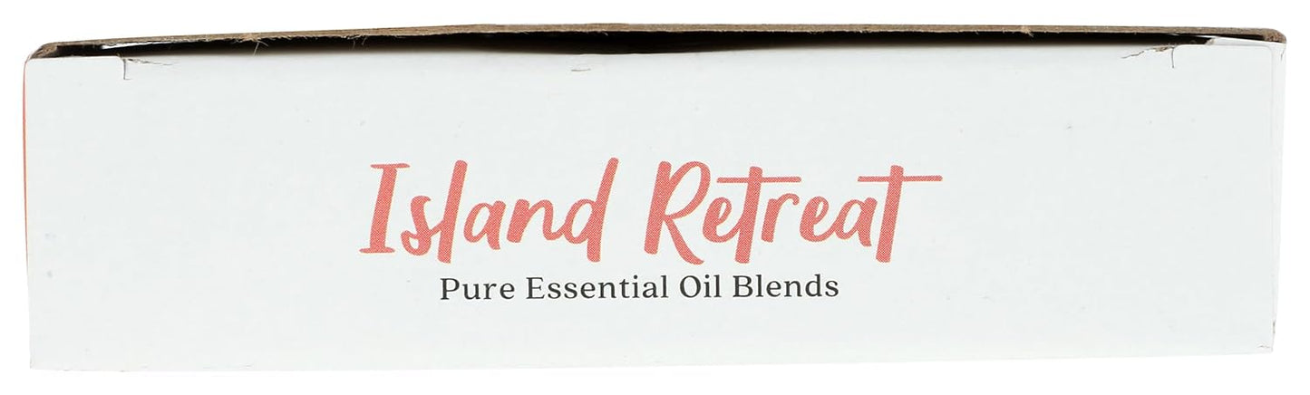 Aura Cacia Island Retreat Essential Oil Kit - Light Aroma, No Synthetic Fragrances