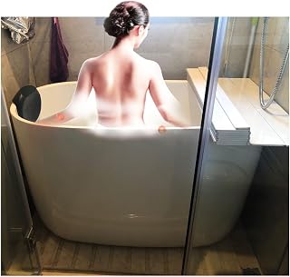 Bathtub Cover Bath Tub Caddy Tray, Folding Plastic Dust-Proof Board Shutter Bath Lid, Durable Insulation Cover for Spa, Bathroom & Shower, 0.6cm Thickness (Color : White, Size : 80x150x0.6cm