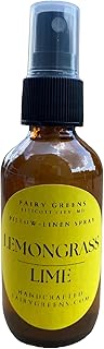 Lemongrass and Lime Pillow/Linen/Body Spray Lavender Farm in Ellicott City, MD | All Natural | 2oz Amber Bottle