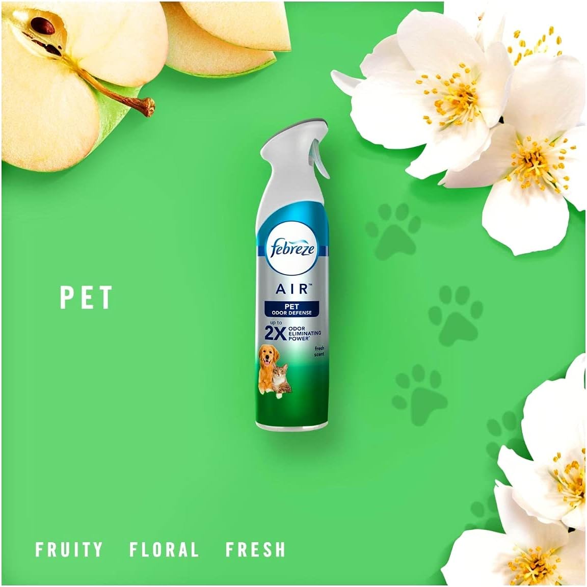 Febreze Pet Odor Eliminating Spray, 8.8 fl. oz., Pack of 2
