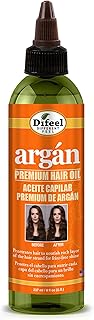 Difeel Argan Hydrating Premium Hair Oil 8 oz. - Hair Oil for Dry Hair and Natural Hair Oil Treatment