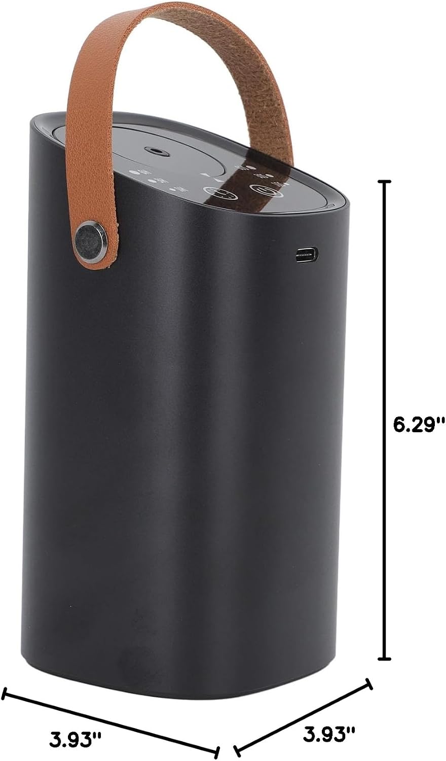 Waterless Essential Oil Diffuser, Rechargeable Portable Aromatherapy Diffuser Machine Automatic Intelligent USB Charging 20ml Capacity for Home Car Room Office