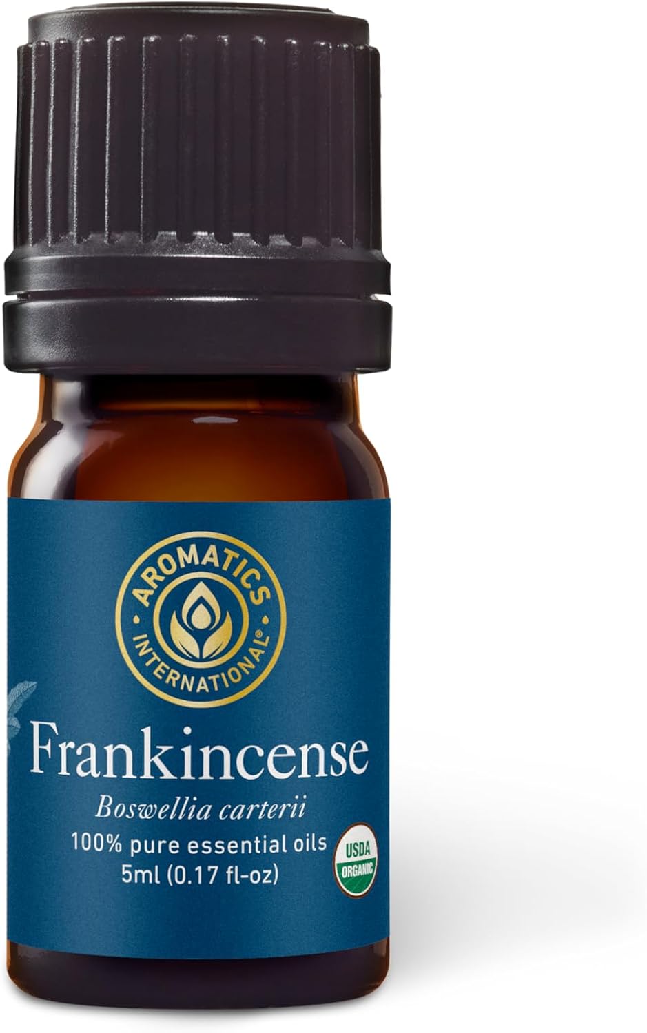 Aromatics International Frankincense Essential Oil 5ml |100% Pure Boswellia Carterii Organic Aromatherapy Oil for Diffuser, Meditation, Relaxation & Skincare