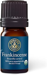 Aromatics International Frankincense Essential Oil 5ml |100% Pure Boswellia Carterii Organic Aromatherapy Oil for Diffuser, Meditation, Relaxation & Skincare
