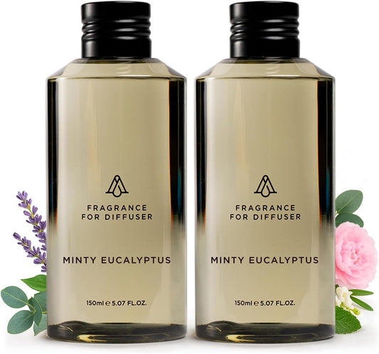 AromaPlan Minty Eucalyptus Hotel Diffuser Oil 2-Pack