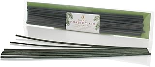 Thymes Unscented Reed Diffuser Sticks - for Use in Oil Diffuser - Rattan Wood Sticks (14 Replacement Reeds)