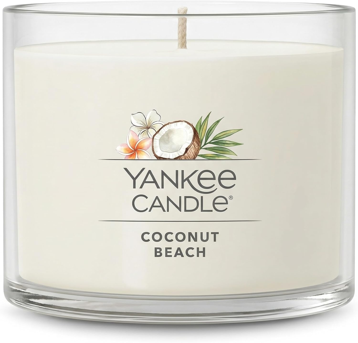 Yankee Candle Mini Jar Scented Candles, Small Single Wick Candle Set, Soy Wax Blend, Vanilla Cupcake, Lilac Blossoms, Coconut Beach, Pink Sands (Sweet Serenity Variety Pack)