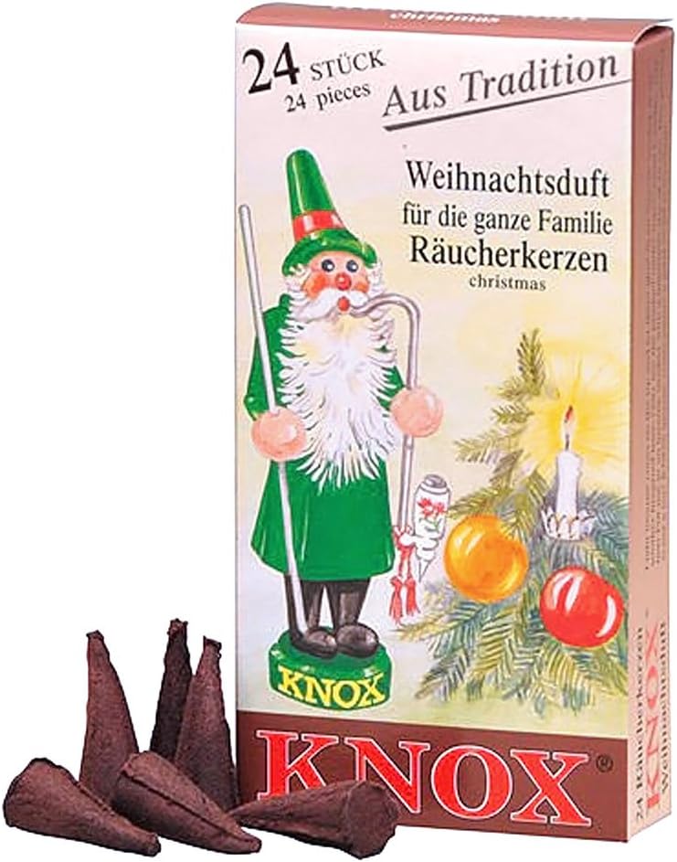 Knox Christmas Scent German Incense Cones Made in Germany for Christmas Smokers