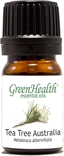 Tea Tree Essential Oil (Australia) - 100% Pure & Natural - 5 ml Amber Glass Bottle w/Euro Dropper - GreenHealth