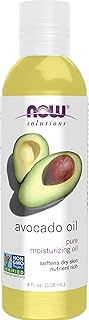 NOW Foods Solutions, Avocado Oil, 100% Pure Moisturizing Oil, Nutrient Rich and Hydrating, 4-Ounce