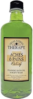 Village Naturals Therapy Foaming Bath Oil, Aches and Pains, 16 Ounce