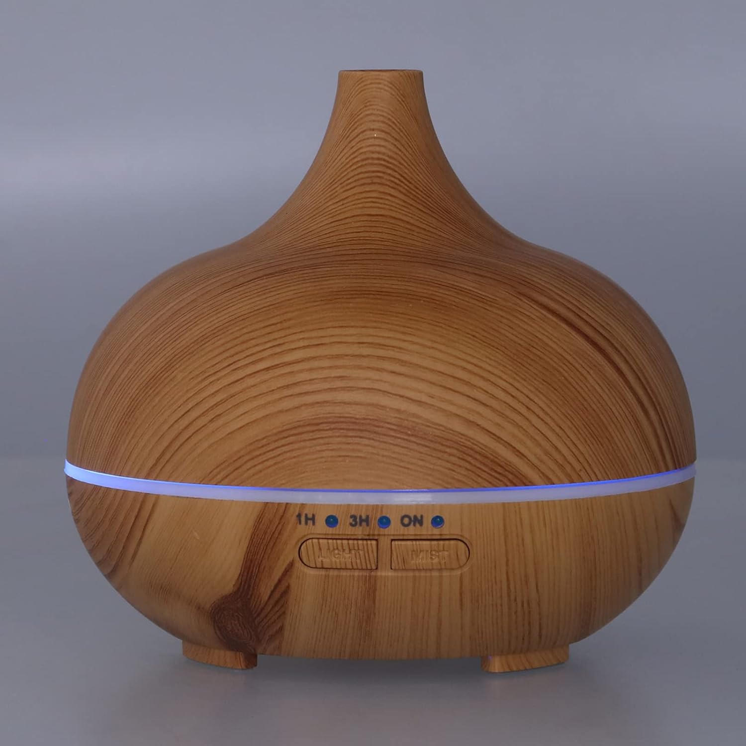 150ml Wood Grain Aromatherapy Diffuser USB Essential Oil Diffuser with Cool Mist and 7 - Color LED Night Light - Quiet Humidifier for Bedroom, Office, Living Room