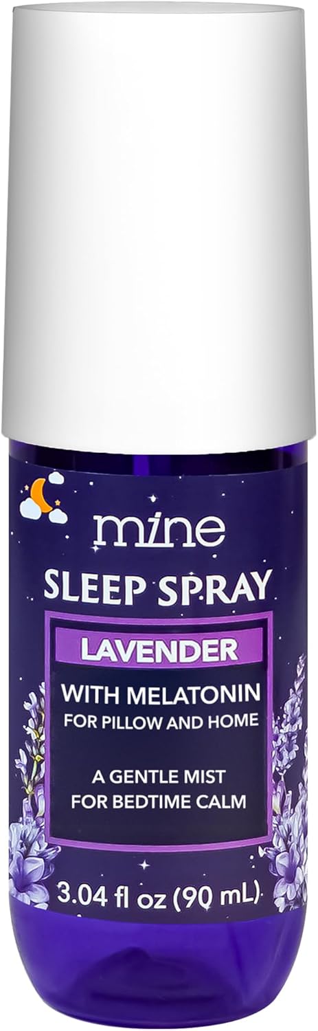 Lavender Sleep Spray with Melatonin - Relaxing Father Gifts – Natural Pillow Mist for Sleep, Calming Bed Spray for Adults, Gifts for Teen Girls and Women