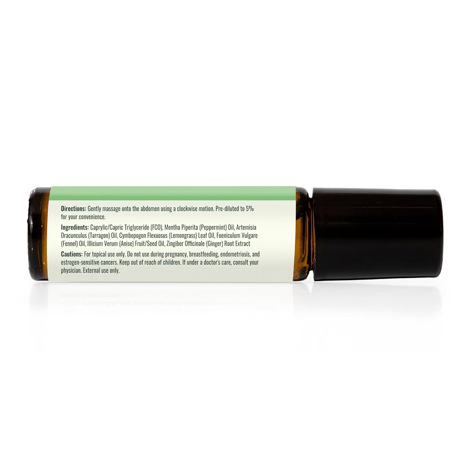 Plant Therapy Gut Aid Essential Oil Blend Roll-On 10 mL (1/3 oz) 100% Pure, Pre-Diluted Roll-On, Supports Healthy Digestion, Ready for Topical Application