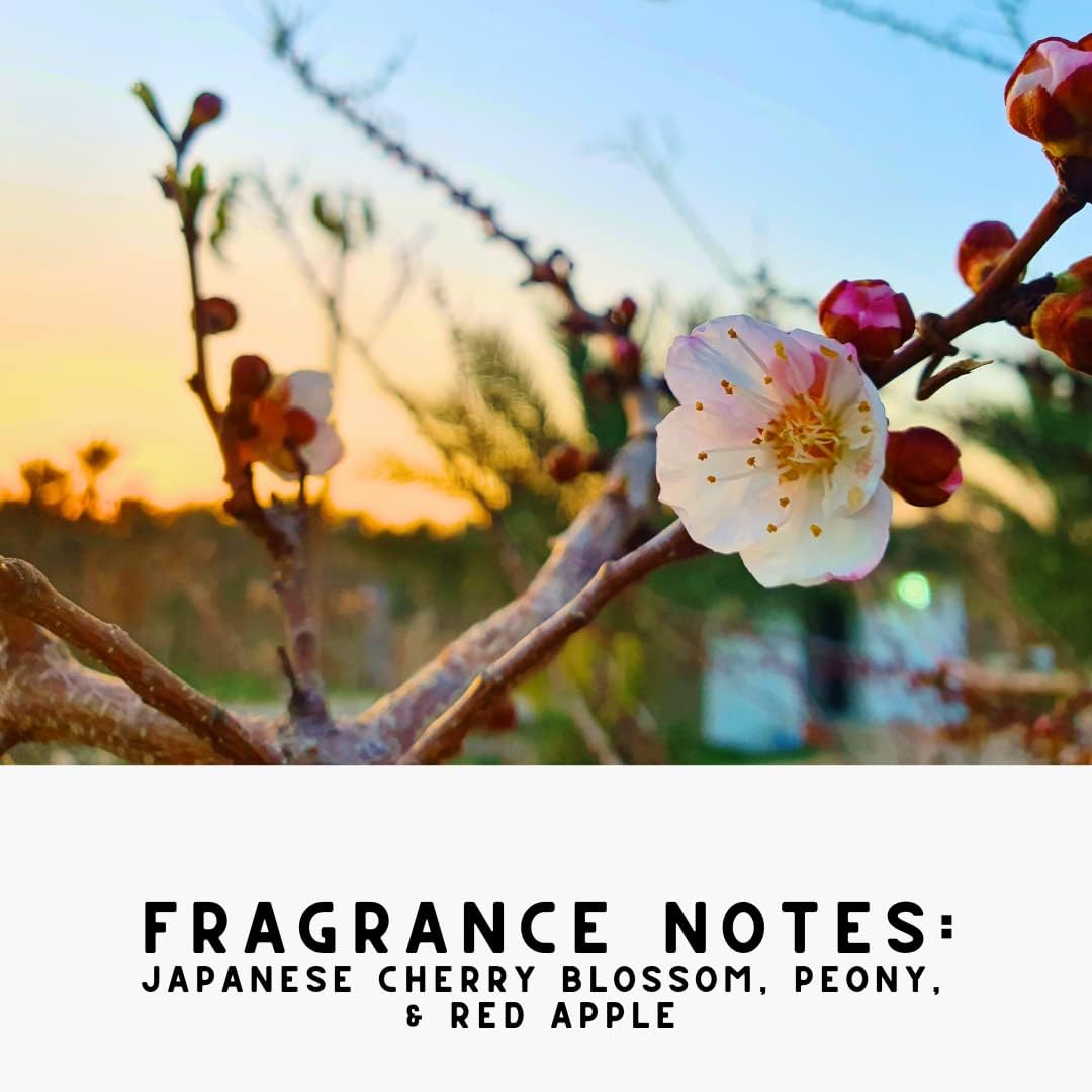 Home "LES FLEURS" Pink Peony & Cherry Blossom Room Deodorant Non Aerosol Aromatic Mist | Plant Based Formula | Odor Eliminator Freshener for Fabric/Linen, Furniture, or Air | 5.0 oz
