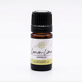 Essence Lemon-Lime Essential Oil, 5 ml | Aromatherapy Oil for Diffusers & Personal Use | Natural Fragrance for Relaxation, Clarity & Wellness | Made in USA | Citrus Blend Scent