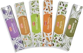 Hem Universal Masala Gift Pack Incense Sticks | Natural Fragrance of Sandalwood for Positivity | Smudge Healing Incense for Stress Relief & Cleansing | Gift Set - Pack of 12 (15 GMS Each)