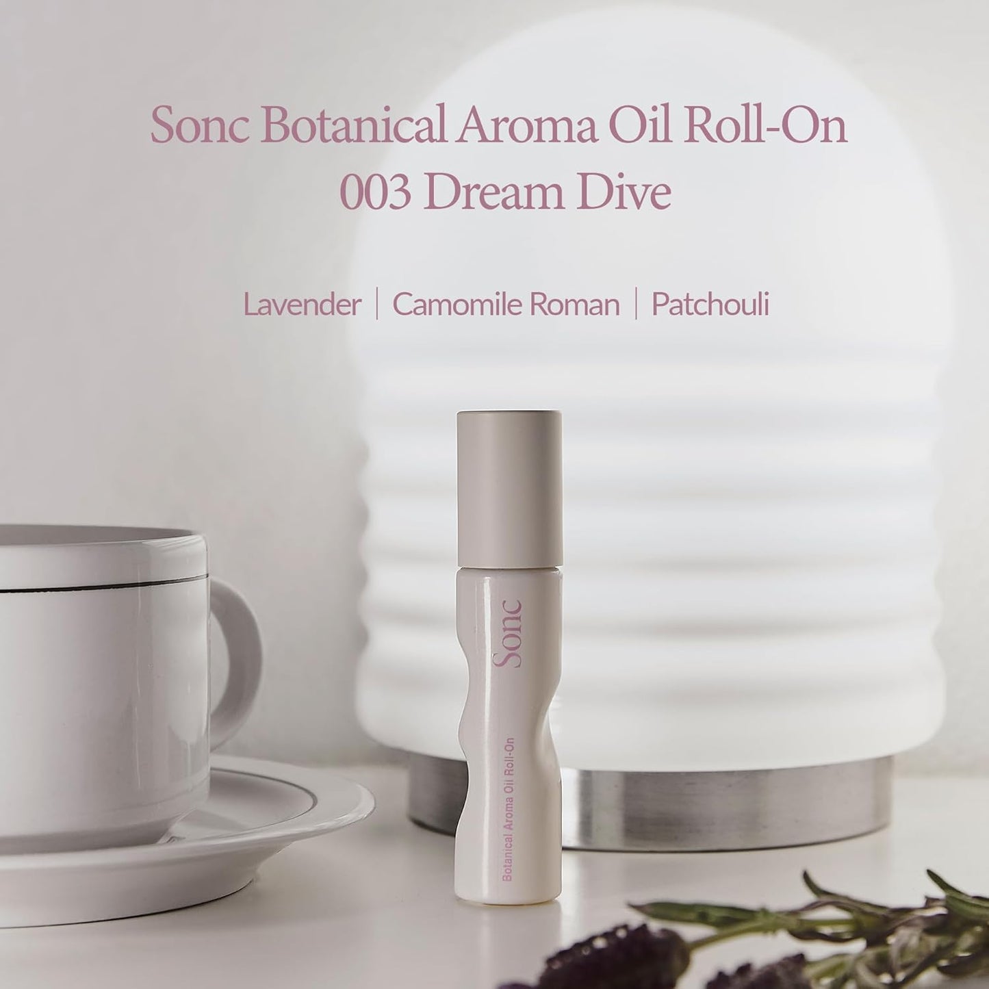 Sonc Botanical Aroma Oil Roll‑On 003 Dream Dive | Nighttime Aromatherapy + Wellness Ritual | Calming Roll On for Sleep, Relaxation & Self‑Care