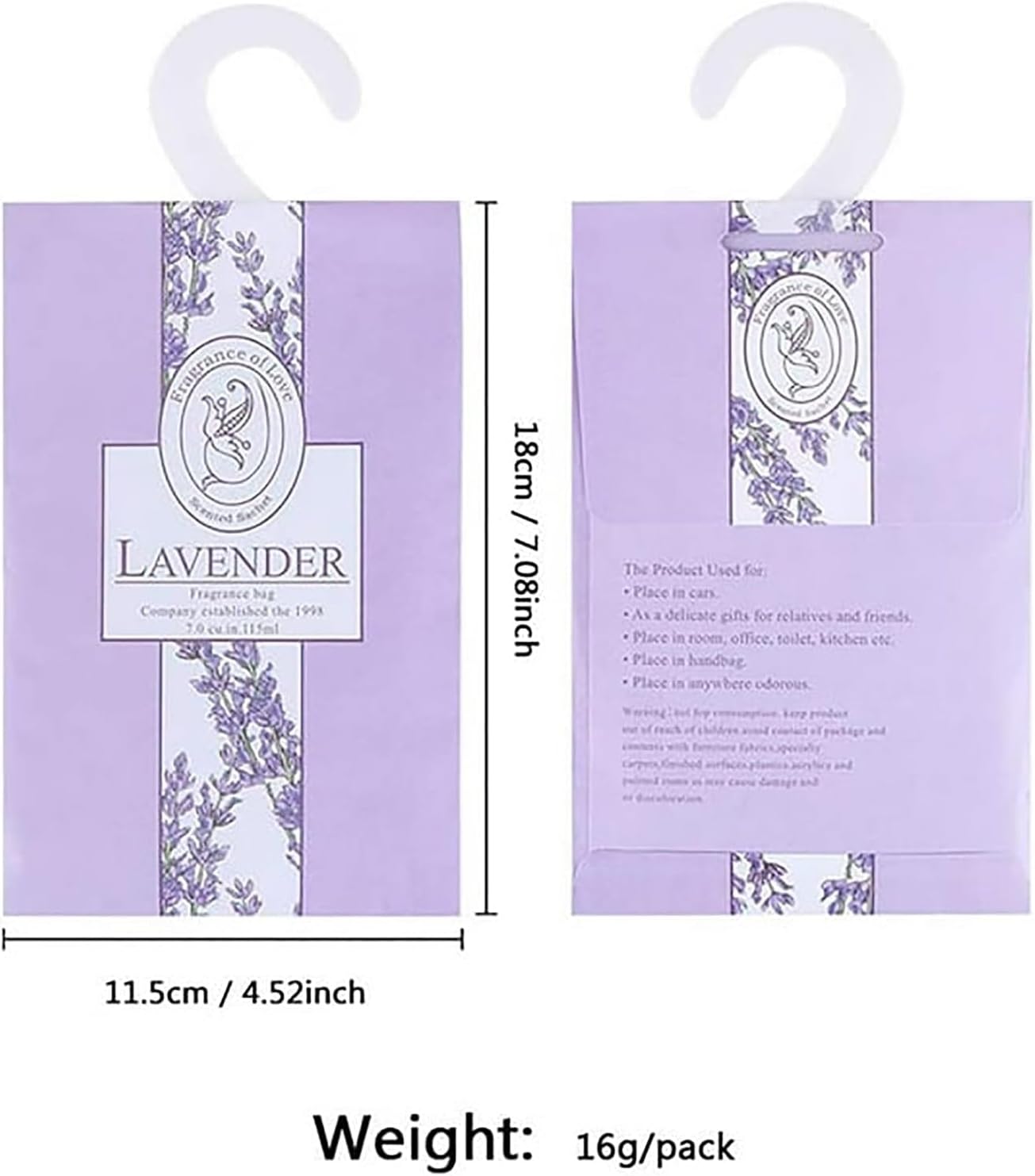 2026 NEW Scented Sachets for Drawer and Closet,Long-Lasting Sachets Bags Home Fragrance 6 Scents Option- Lavender,Rose,Jasmine,Ocean,Gardenia,Lily,5 pcs