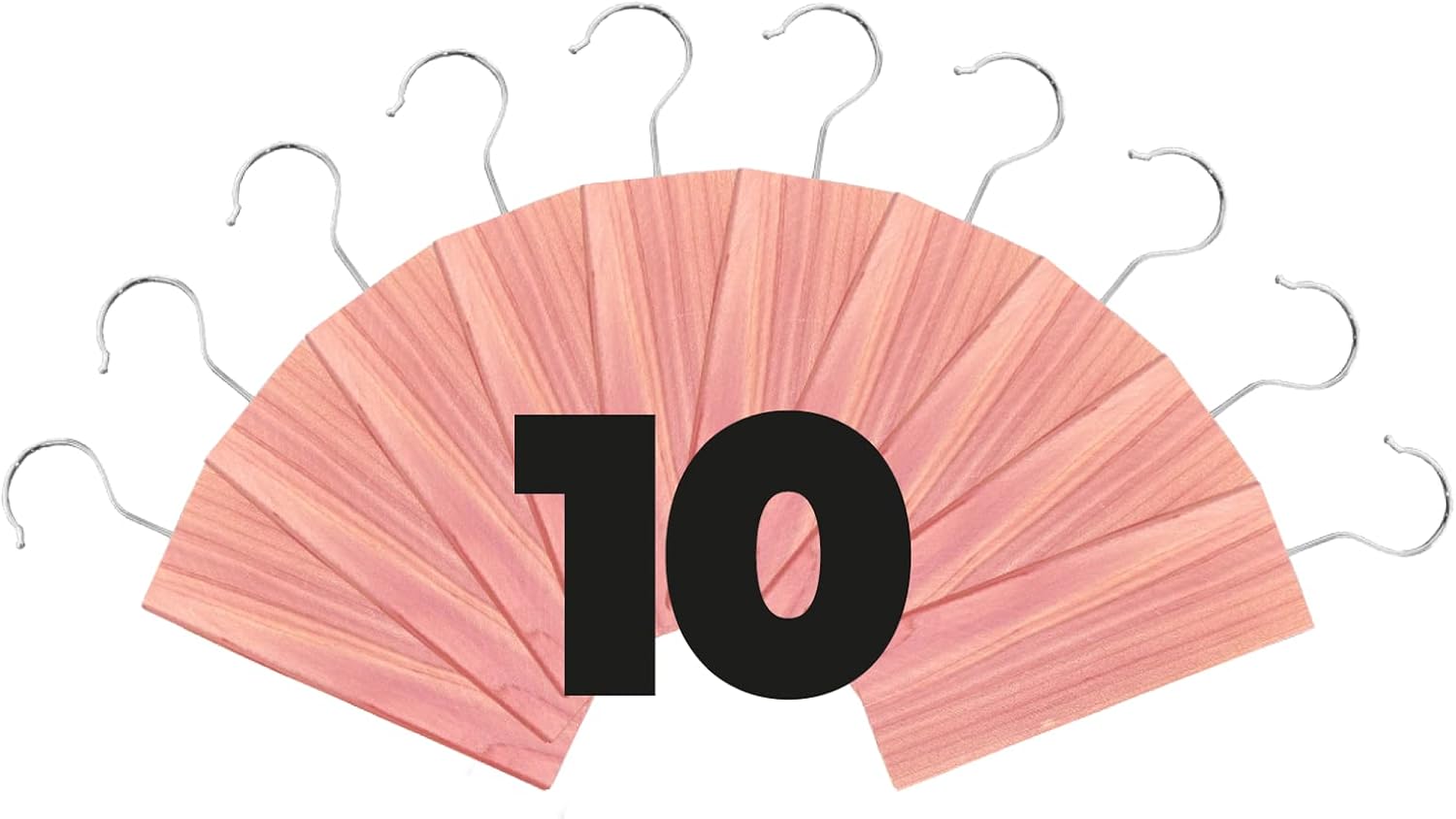 Cedar Blocks for Clothes Storage – Stop Clothes Damage - 10 Fresh Cedar Planks and Hangers to Protect Your Clothes