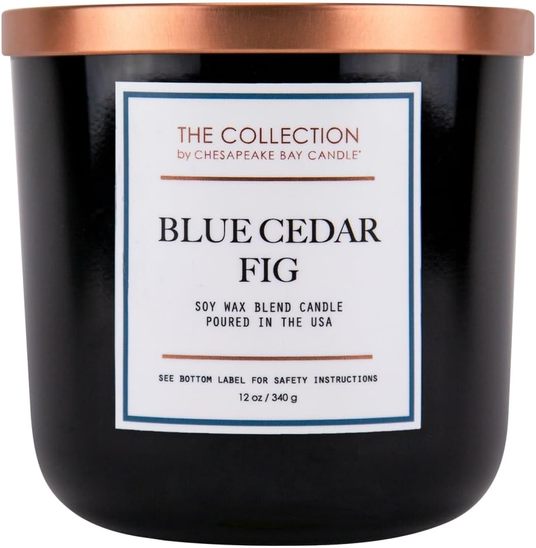 Chesapeake Bay Candle - TA35215 The Collection Two-Wick Scented Candle Blue Cedar Fig Home Décor