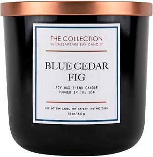 Chesapeake Bay Candle - TA35215 The Collection Two-Wick Scented Candle Blue Cedar Fig Home Décor