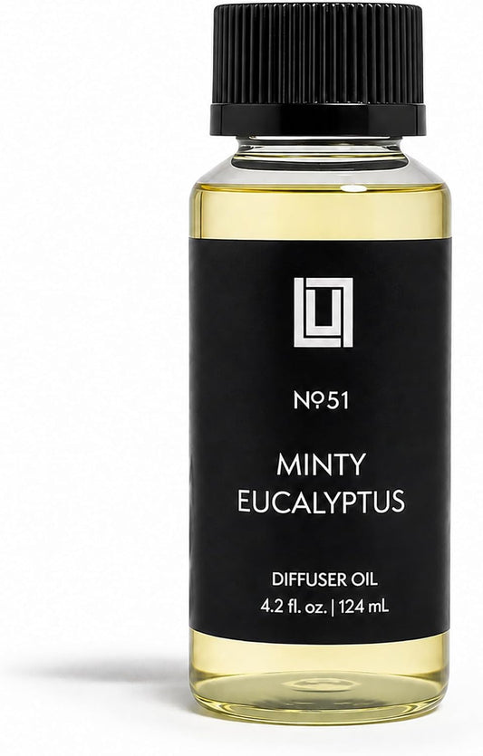 Aroma by Lulu - Minty Eucalyptus - Luxury Fragrance Oil for Waterless Cold Air Diffusers - Aromatherapy Fragrance Oil Blend