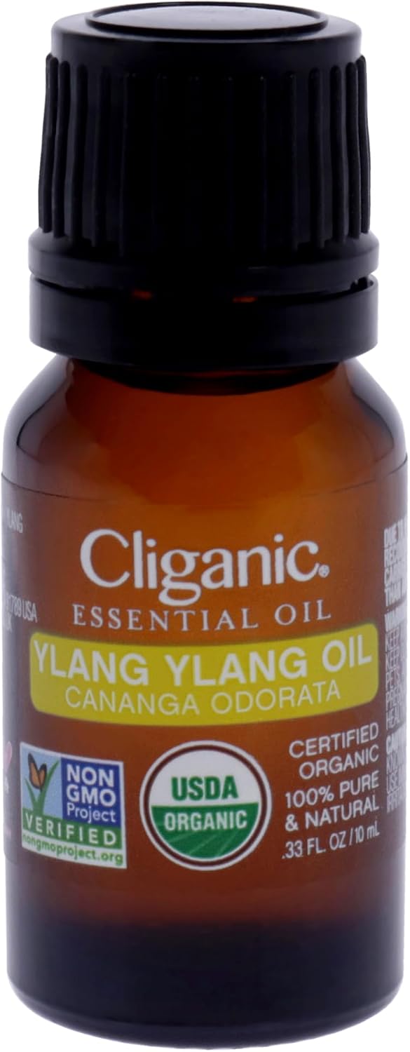 Cliganic Organic Ylang Ylang Essential Oil for Diffuser