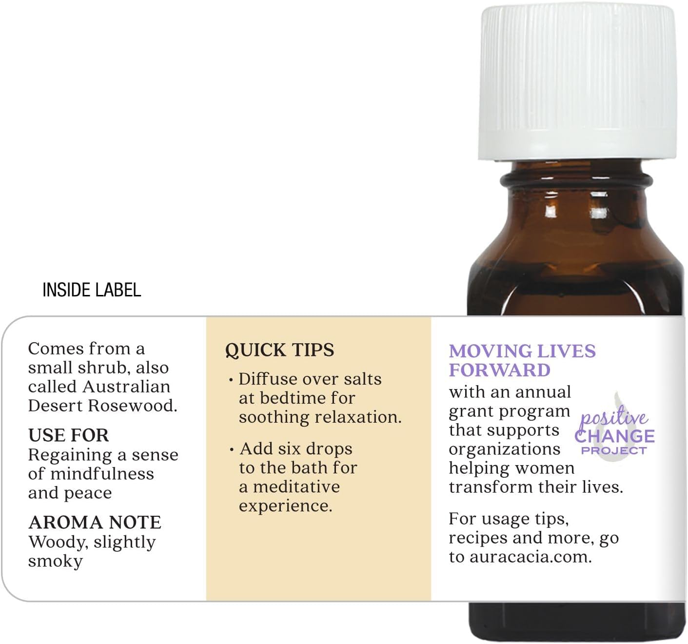 Aura Cacia Buddha Wood Essential Oil in Jojoba Oil | GC/MS Tested for Purity | 0.5 fl. oz.