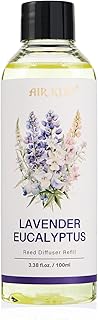 Airkeep Reed Diffuser Oil Refill/Lavender Eucalyptus/3.38oz（100ml/1 Pack/Scented Oil Refill for Diffuser Home Fragrance for Bedroom, Bathroom Office Home Decor