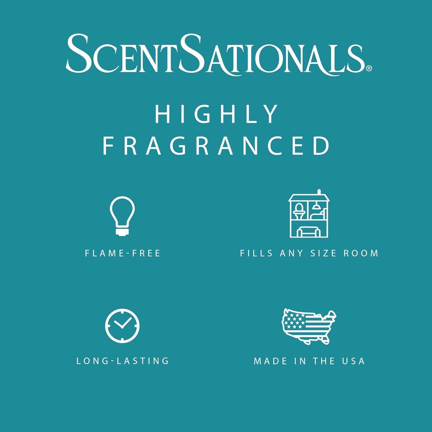 Scentsationals Seashore Splash Scented Wax Melts - Ocean Breeze, Warm Driftwood, & Lavender, 10oz (24 Cubes)