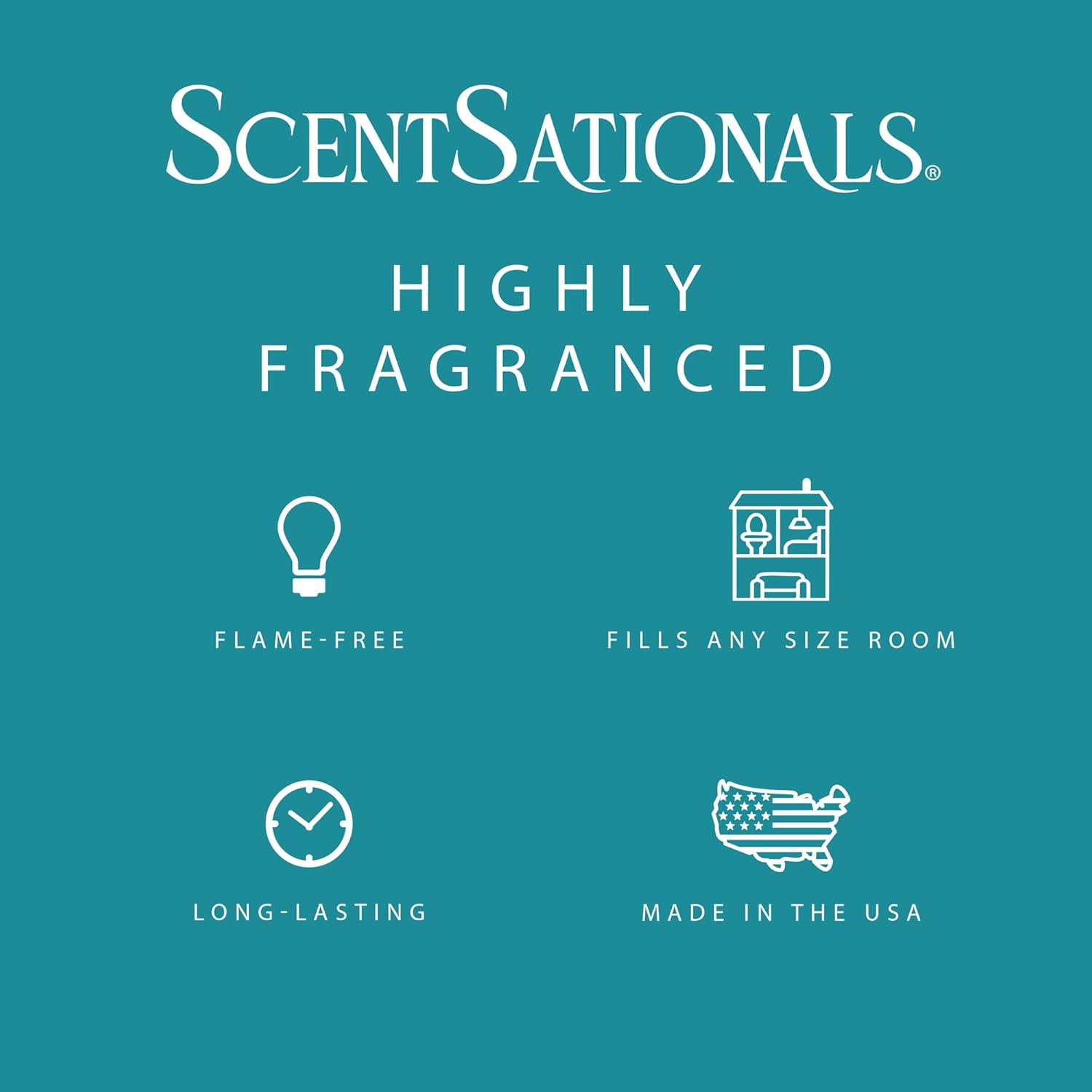 Scentsationals Seashore Splash Scented Wax Melts - Ocean Breeze, Warm Driftwood, & Lavender, 10oz (24 Cubes)