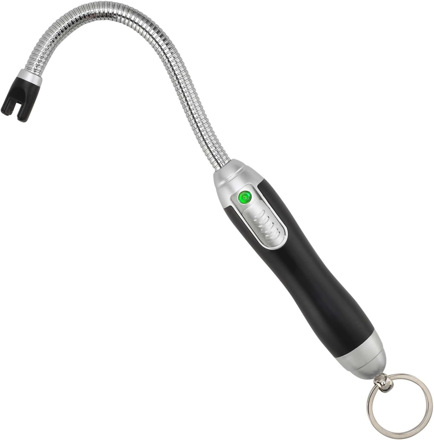 Electric Arc Multipurpose Lighter with Long Flexible Neck, USB Rechargeable, (Black)