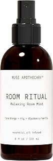 Muse Apothecary Room Ritual - Aromatic and Relaxing Room Mist, Infused with Natural Essential Oils - 8oz, Cara Orange + Fig + Blackberry Vanilla