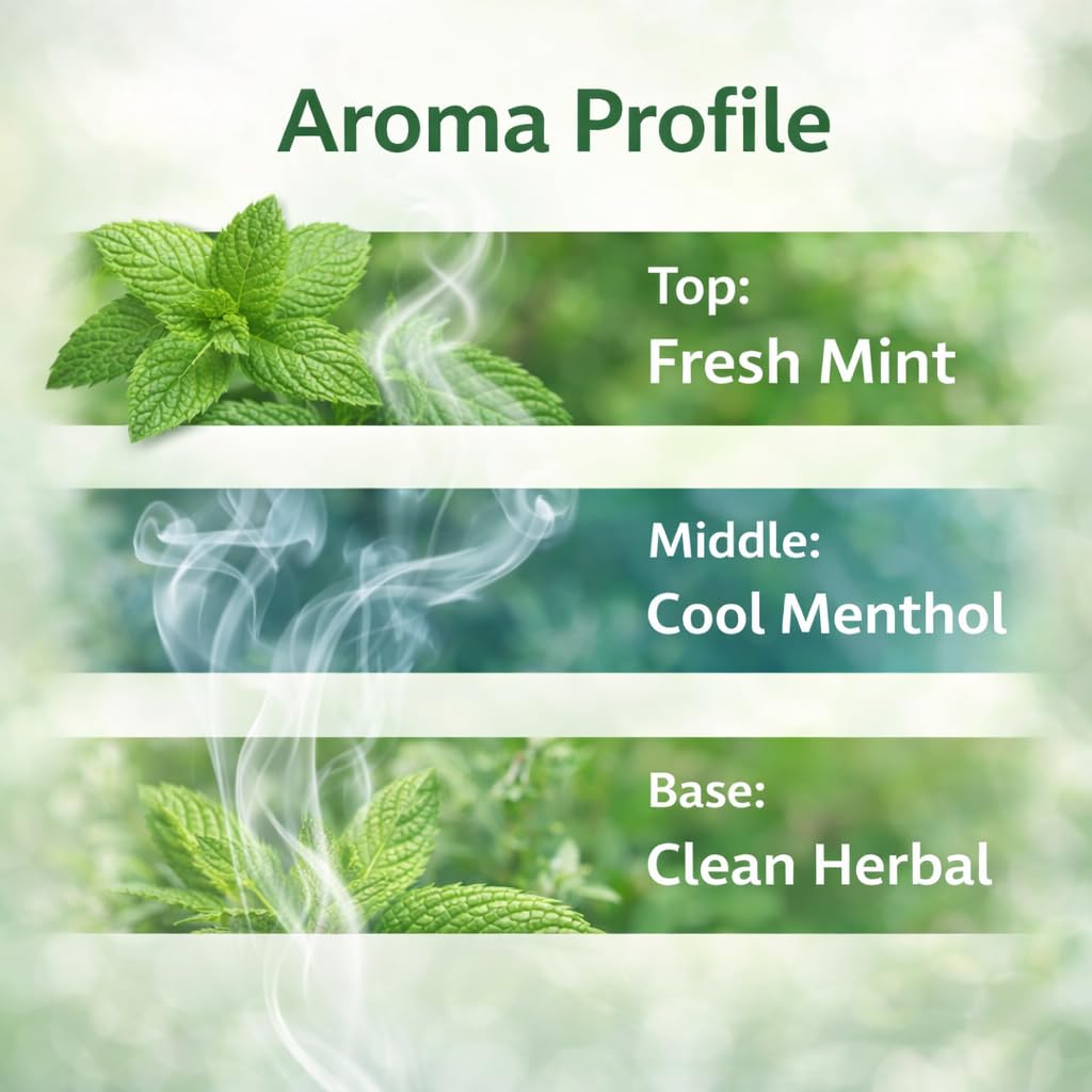 Peppermint Essential Oil – 8 fl oz (237 ml) Aluminum Bottle w/Plug Cap – 100% Pure Essential Oil – GreenHealth