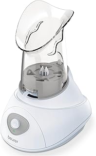 Beurer SI30 Steam Inhaler for Sinus Congestion & Allergies, Drug-Free, Quick 3-5 Minute Setup, Ultra-Quiet, Face Steamer with Variable Steam Control, Universal Mask, FSA/HSA Eligible