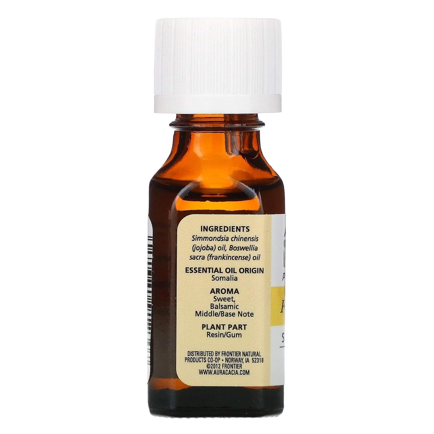 Aura Cacia Pure Aromatherapy 100% Pure Essential Oil, Frankincense (in Jojoba Oil), Sanctifying, 0.5-Ounces (Pack of 3)