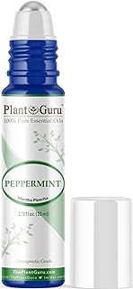 Peppermint Essential Oil Roll On 10 ml 100% Pure Pre-Diluted Therapeutic Grade Aromatherapy, Extract of Mentha Piperita