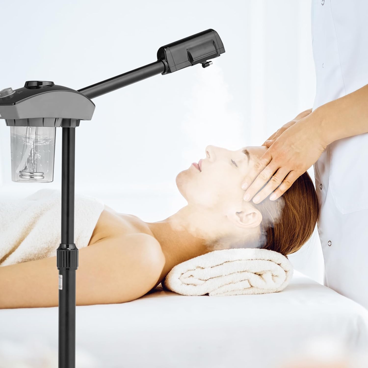 Professional Facial Steamer for Esthetician Spa Home Salon, for Facial deep Cleaning Skincare, Esthetician Steamer for hot Mist steam,Skin Care Machine for Spray moisturizing