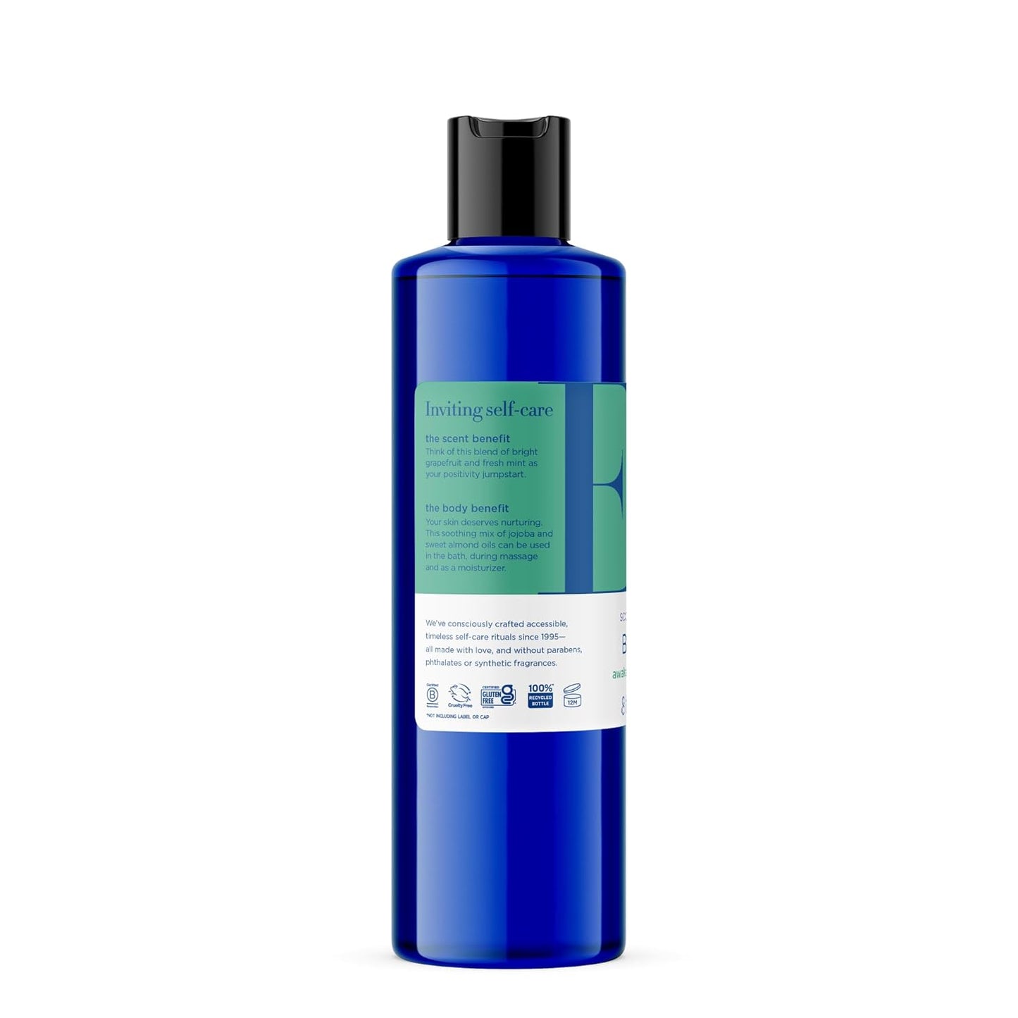 EO Body Oil, 8 Ounce (Pack of 2), Grapfruit Mint, Certified CCOF and made with Essential Oils for Men and Women for Massage and Moisture