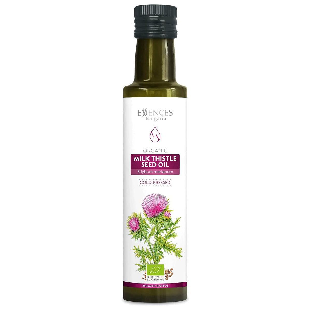 Essences Bulgaria Organic Milk Thistle Oil 8.5 Fl Oz